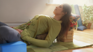 Read more about the article Finding Your Calm Space: Restorative Yoga and Effortless Rest